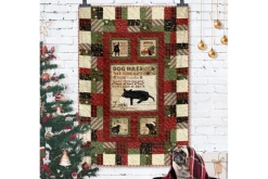 Christmas Tails 10-inch Squares Layer Cake Pack, 42 count