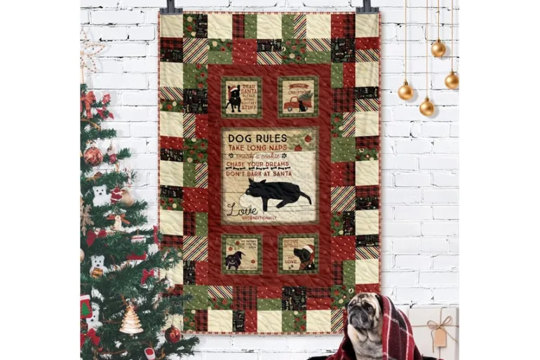 Christmas Tails 10-inch Squares Layer Cake Pack, 42 count