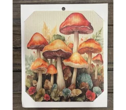 CJ Bella Swedish Towel – Mushrooms with Flowers