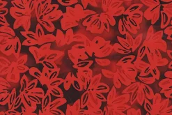 Claret Batks Garden in Red