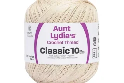Classic Crochet Thread – Size 10 – 1,000-yard Value Size – White