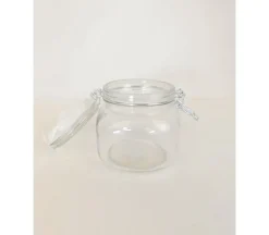 Clear Canister with Latch Lid