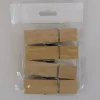 Clothespins – 4 Count – Natural – 2.75-inch