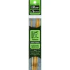 Clover Bamboo Knitting Needle – Double Point – 5 Piece – 5-inch – Size 1