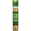 Clover Bamboo Knitting Needle – Double Point – 5 Piece – 5-inch – Size 6