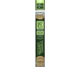 Clover Bamboo Knitting Needle – Double Point – 5 Piece – 7-inch – Size 7