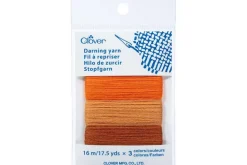 Clover Darning Yarn Oranges
