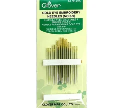 Clover Hand Needle – Gold Eye Tapestry – #3/9 – 15 Piece