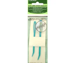 Clover Hand Needle – Super Jumbo – Tapestry Bent Point – 2 Piece