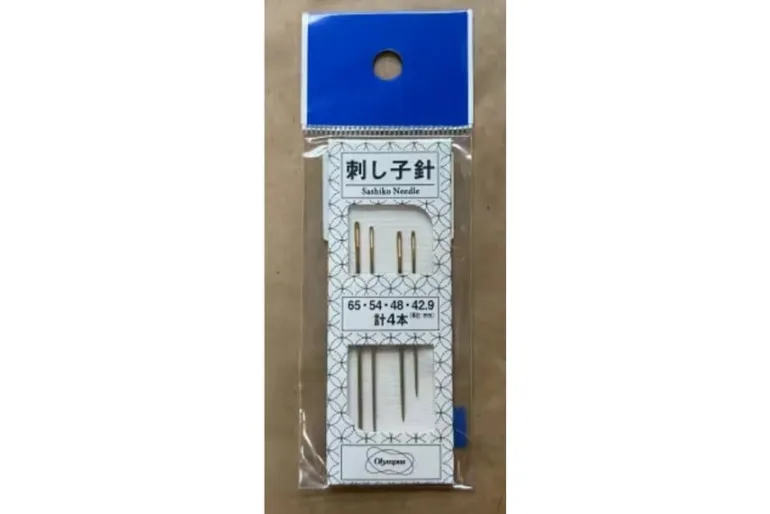 Clover Needlecrafts Sashiko Gold Eye Needles Long 3 pieces