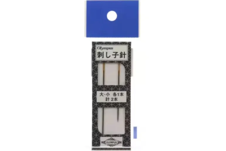 Clover Needlecrafts Sashiko Gold Eye Needles 8 Assorted