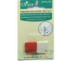Clover Needle Threader with Cutter Petite – 2 Piece
