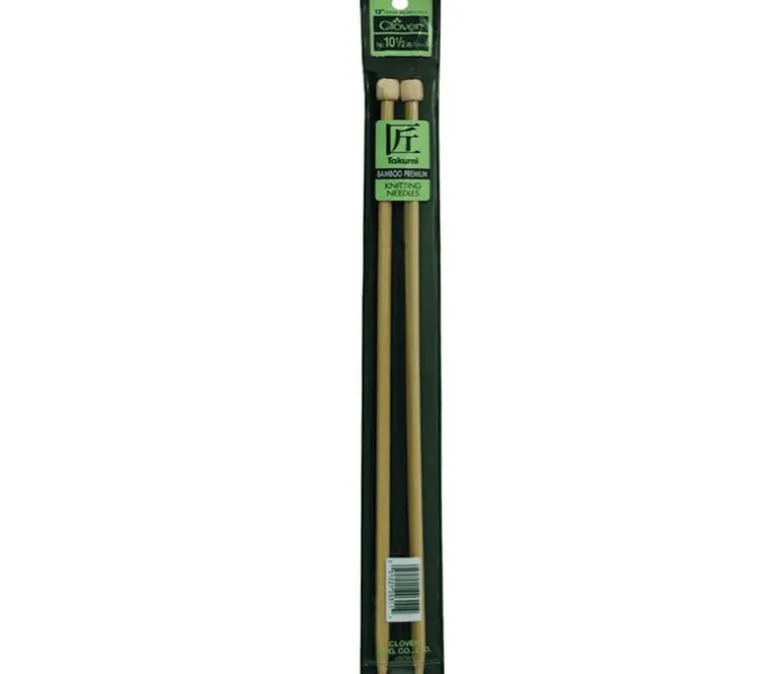 Clover Pro Takumi Bamboo Fixed Circular Needles