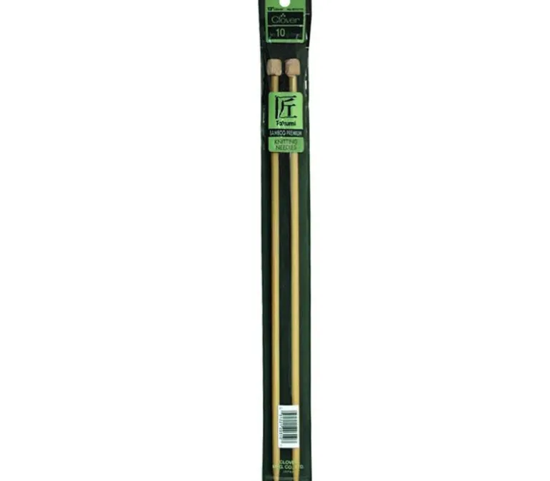 Clover Pro Takumi Bamboo Fixed Circular Needles