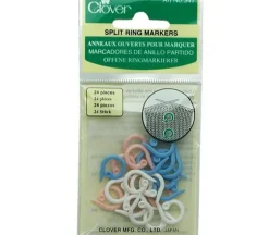 Clover Split Ring Marker – 24 Piece