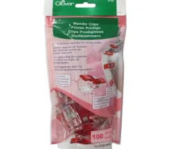 Clover Triple Wide Wonder Clips 6ct Blue