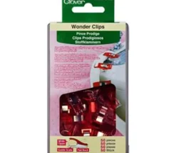Clover Triple Wide Wonder Clips 6ct Blue