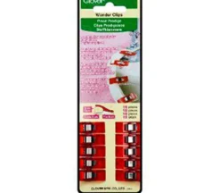 Clover Wonder Clips Assorted Colors 10 Piece