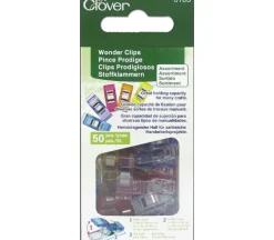 Clover Wonder Clips – Assorted Colors – 50 Piece