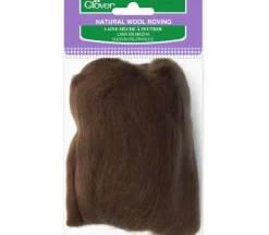 Clover Wool Roving – 0.3oz – Brown