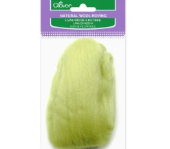 Clover Wool Roving – 0.3oz – Lime Green