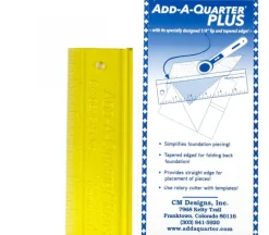 CM Designs Add A-Quarter Ruler 6-inch Plus