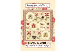 Coachhouse Designs Hens on Holiday Quilt Sewing Pattern