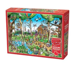 Cobble Hill DoodleTown Birdwatchers Paradise Puzzle – 1000 Piece