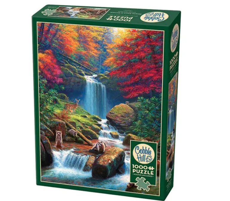 Cobble Hill Puzzle Mystic Falls in Autumn – 1000 Piece