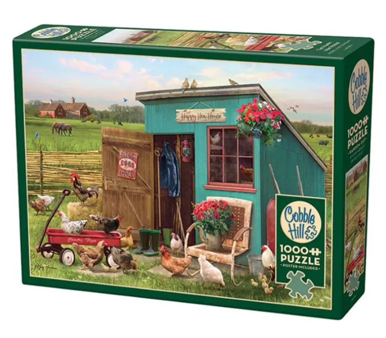Cobble Hill Puzzle The Happy Hen House – 1000 Piece
