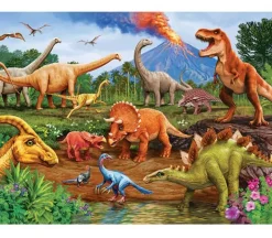 Cobble Hill Puzzle Tray Triceratops and Friends – 35 Piece