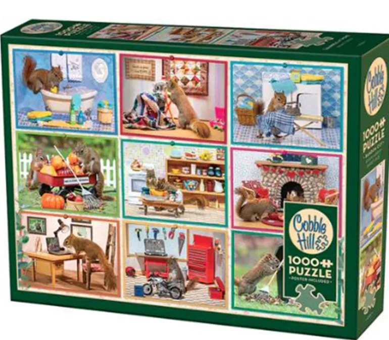 Cobble Hill Squirrels at Home Puzzle – 1000 Piece
