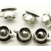 Coffee Cup and Saucer Charm – Antique Silver Plated