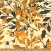 Coffee Shop Batiks Beech Leaves on Havana Brown