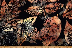 Coffee Shop Batiks Leaves in Palomino
