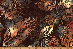 Coffee Shop Batiks Leaves in Palomino