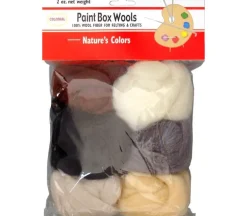 Colonial Needle Paint Box Wools – Natures – 6 Piece