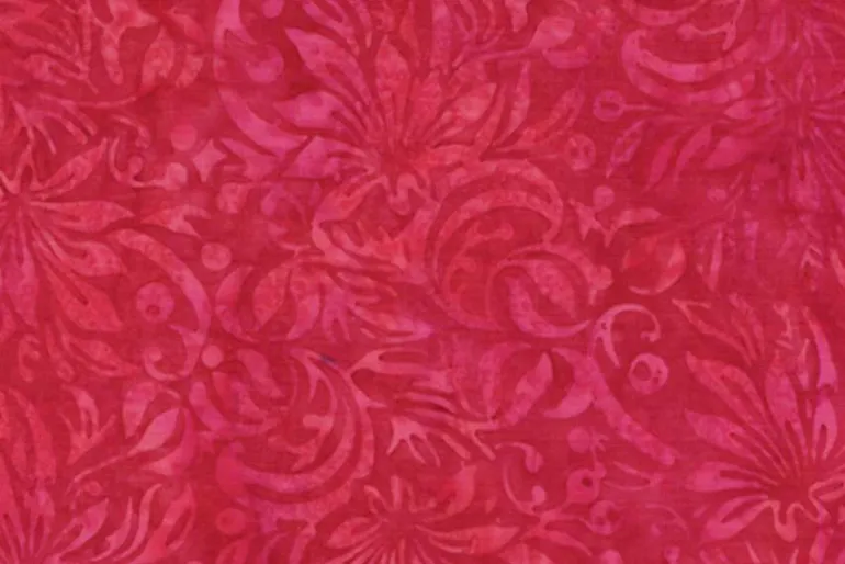 Colorburst Batik Lily Floral on Cornmeal Yellow