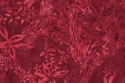Colorburst Batik Square Floral in Imperial Red