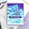 Color Layering Clouds Stencil Set