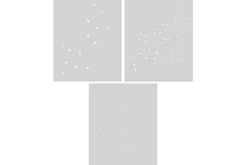 Color Layering Scattered Star Stencil Set