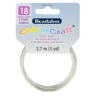 ColourCraft Wire Silver Coil 18 Gauge – 3 Yards