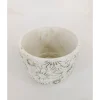 Concrete Pot – Flower Design