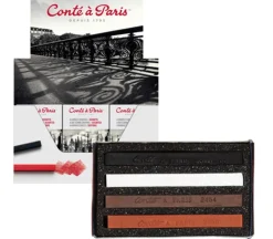 Conte Sketching Crayons Set – 4 Piece