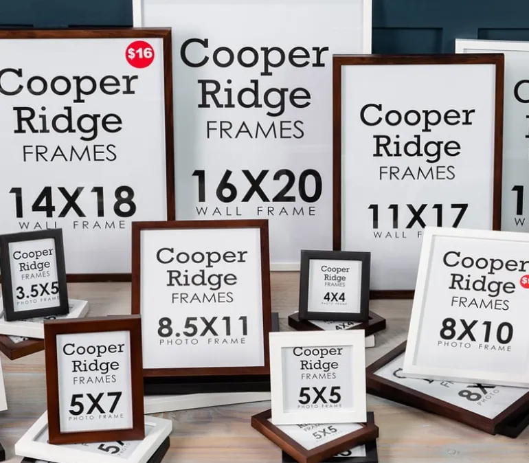 Cooper Ridge Frame – White (view sizes)