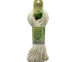 Cora’s Cotton Craft Cord – Natural – 2mm – 100-feet