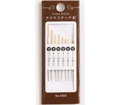 Cosmo Cross Stitch Needle Assortment – Sizes 16-26. 4305L