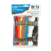 Cotton Embroidery Floss Primary Colors – 36/Package Janlynn 3001-25