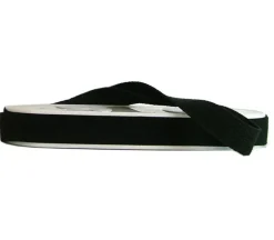 Cotton Webbing – 1-inch wide – Black – sold in 1 yard increments