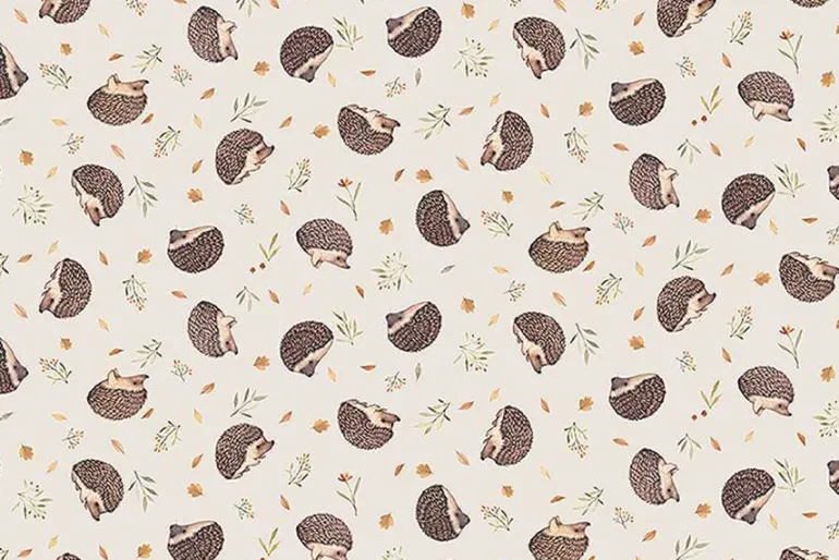 Count on Me Prickly Hedgehogs Toss on Taupe
